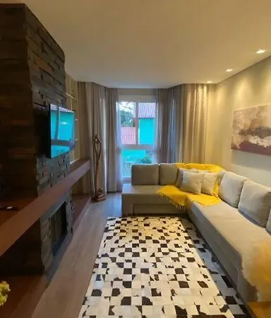 Flat Novo Com Piscina Aquecida E Sauna Canela Exterior foto