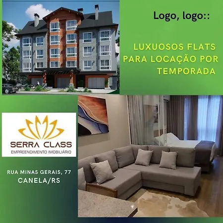 Flat Novo Com Piscina Aquecida E Sauna Canela Exterior foto