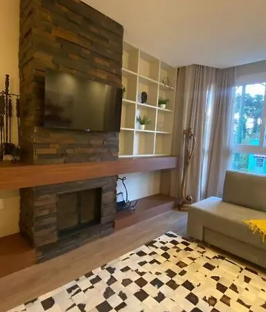 Flat Novo Com Piscina Aquecida E Sauna Canela Exterior foto